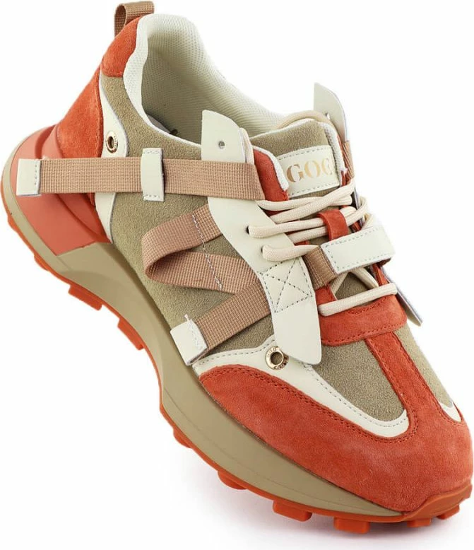 Atlete femra Goe RR2N4064, bezhë-portokalli