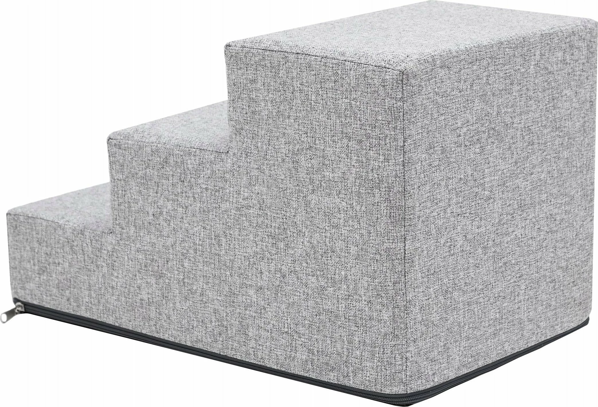 Shkallë për qen Hobbydog Small Steps Inari 30x50x30 cm, gri e çelët