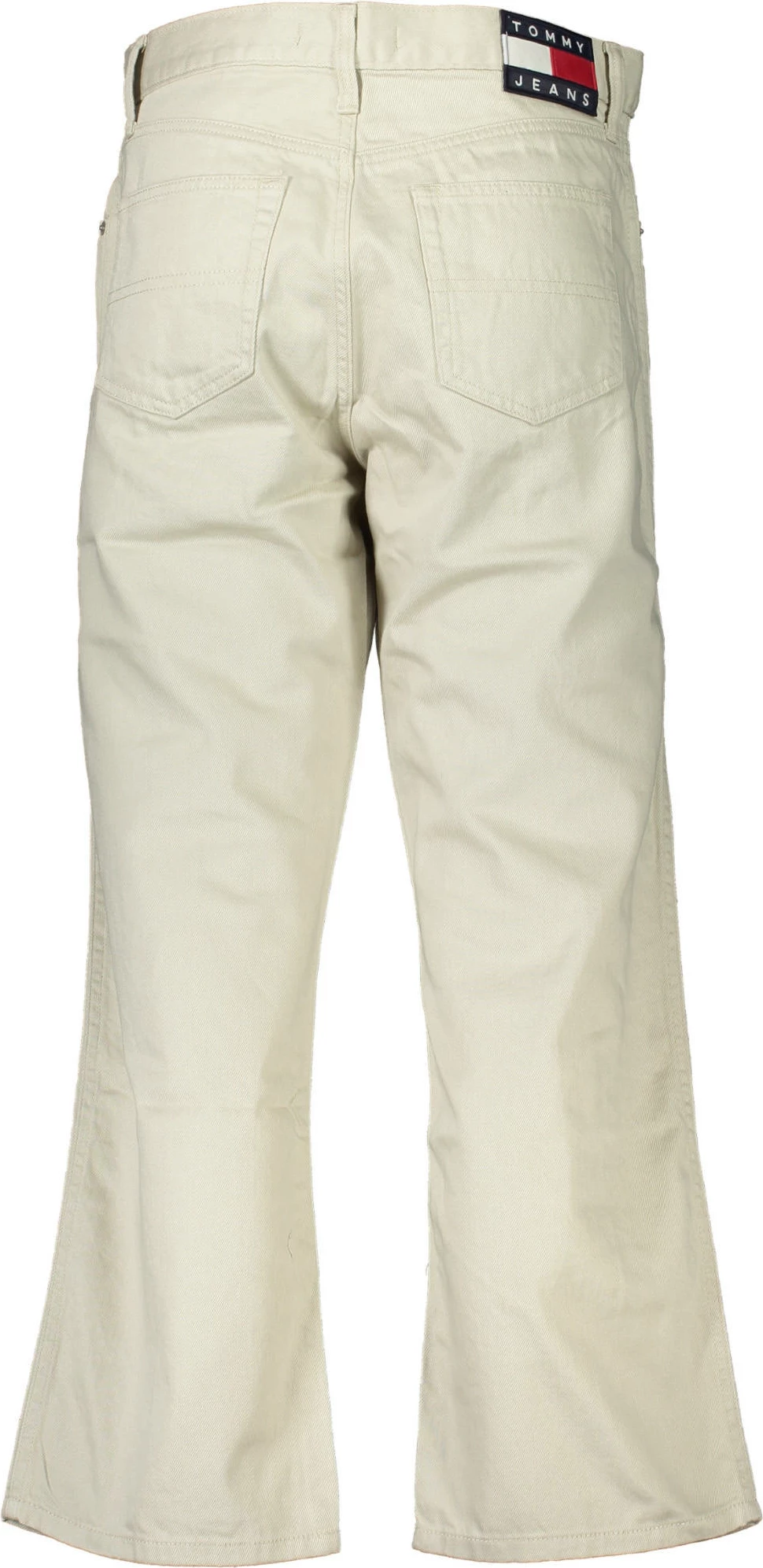 Pantallona xhins Tommy Hilfiger denim për femra, bezhë