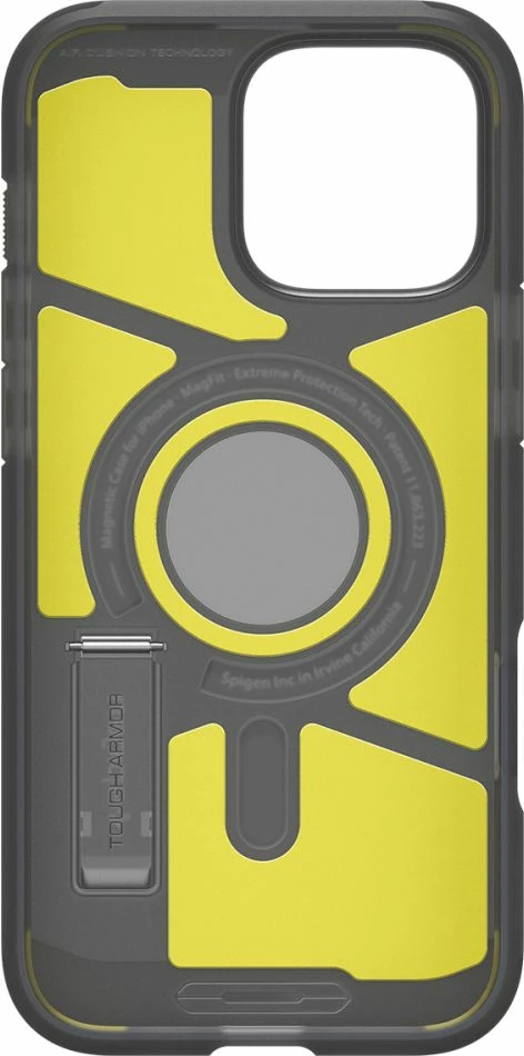 Mbështjellës Spigen Tough Armor T Mag për iPhone 16 Pro, MagSafe, zi