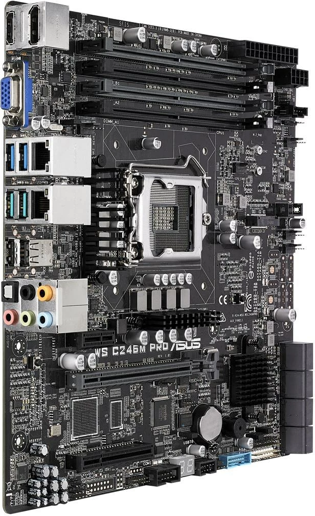 Pllakë amë Asus WS C246M PRO Intel, 64GB