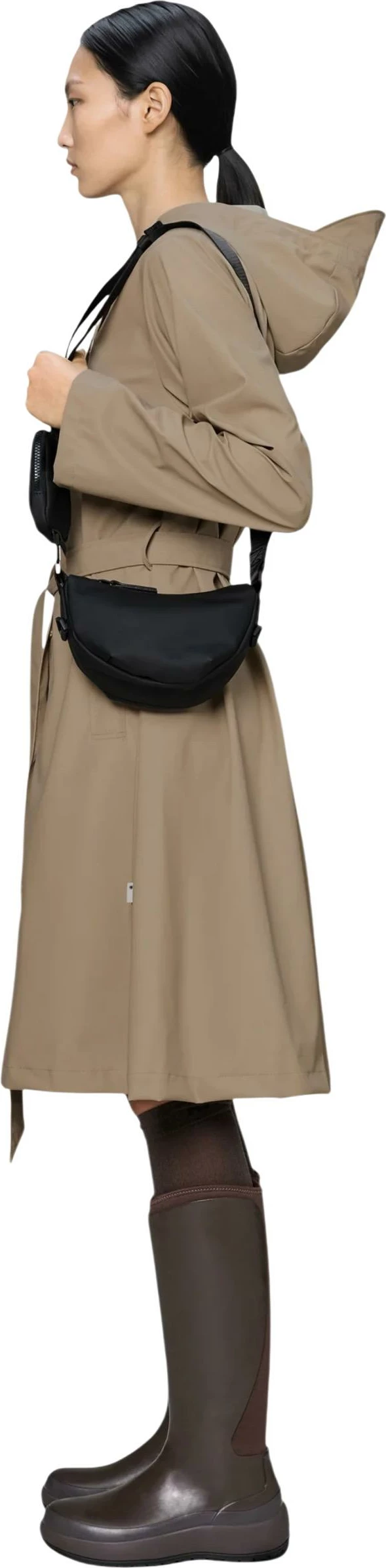 Çantë krahu Rains Valera Shoulder Bag Mini W3 13650, e zezë