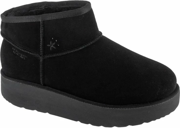 Çizme të shkurtra Skechers për femra, të zeza
