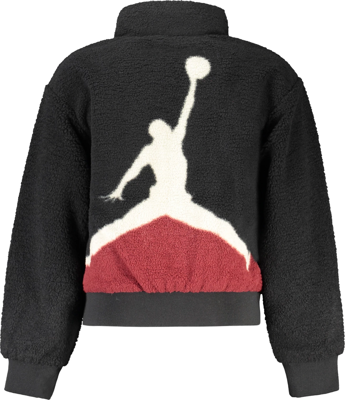 Duks për femra JORDAN zip-up, i zi