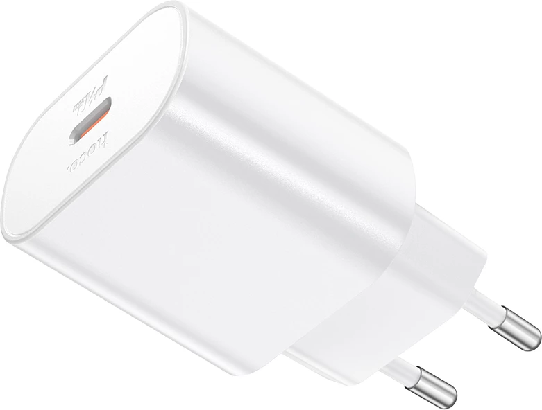 Adapter karikimi USB-C HOCO N22 Jetta PD 25W, i bardhë, 1 copë