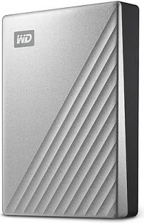 HDD Western Digital My Passport Ultra 4TB, USB-C/USB3.0, Silver