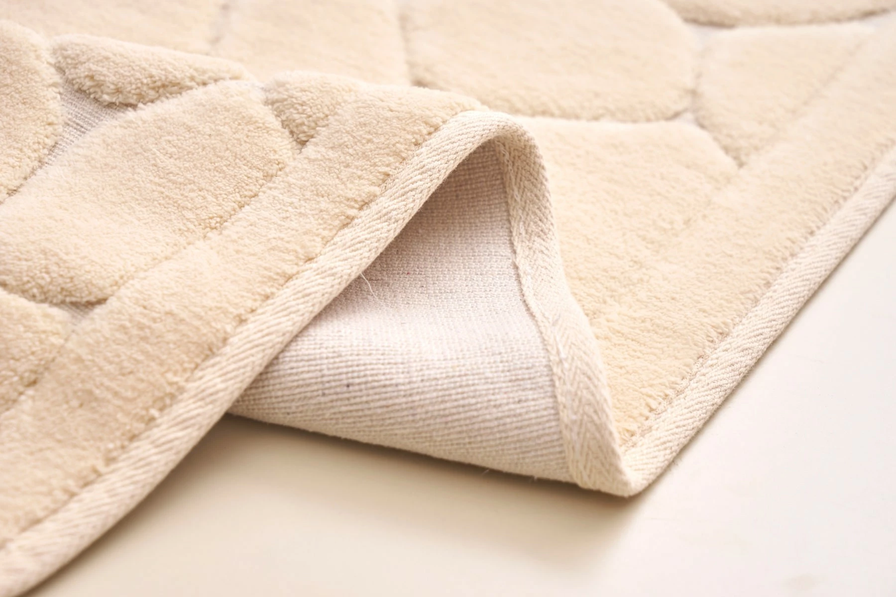 Set tapetash për banjo, 2 copë, pambuk, ngjyrë kafe e çelët, Mijolnir 000127