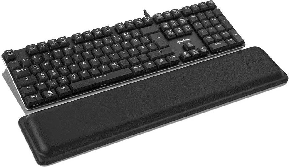 Mbështetëse kyçi SHARKOON ELITE SHARK WR200, poliuretani, e zezë