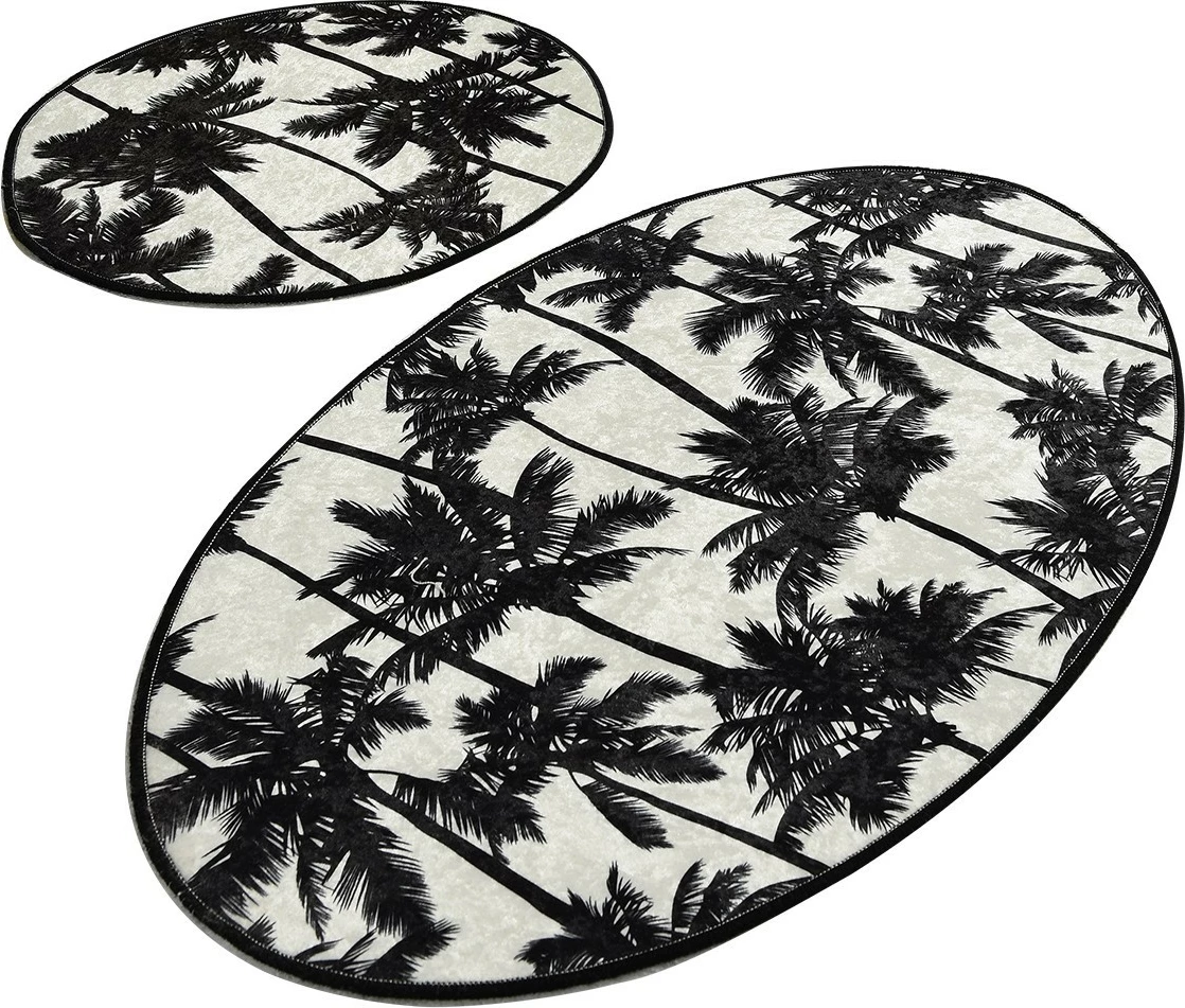 Set tapetash për banjo, 2 copë, Mijölnir, palm, shumëngjyrëshe