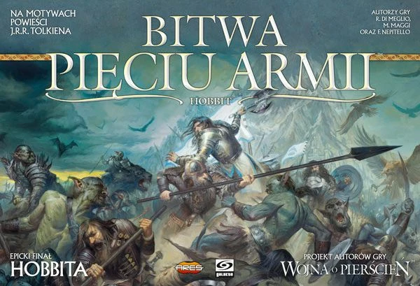 Lojë tavoline Galakta The Battle of Five Armies, 2 lojtarë, 60 min, 13+, version polonisht