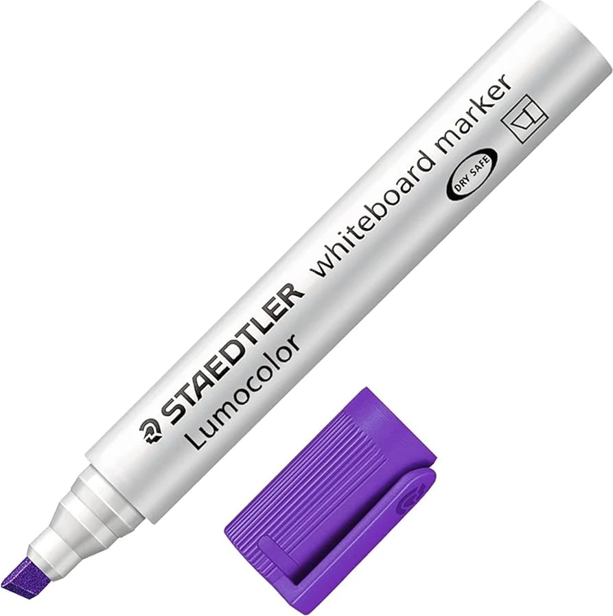 Staedtler Lumocolor Whiteboard Marker – Violet (Chisel Tip)