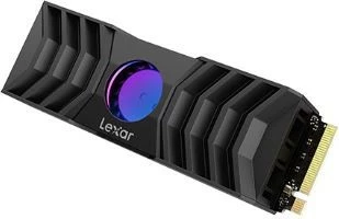 SSD intern, Lexar NM1090 1TB PCIe 5.0 Gen5 M.2 2280 11500/9000 me ftohës me RGB, e zezë