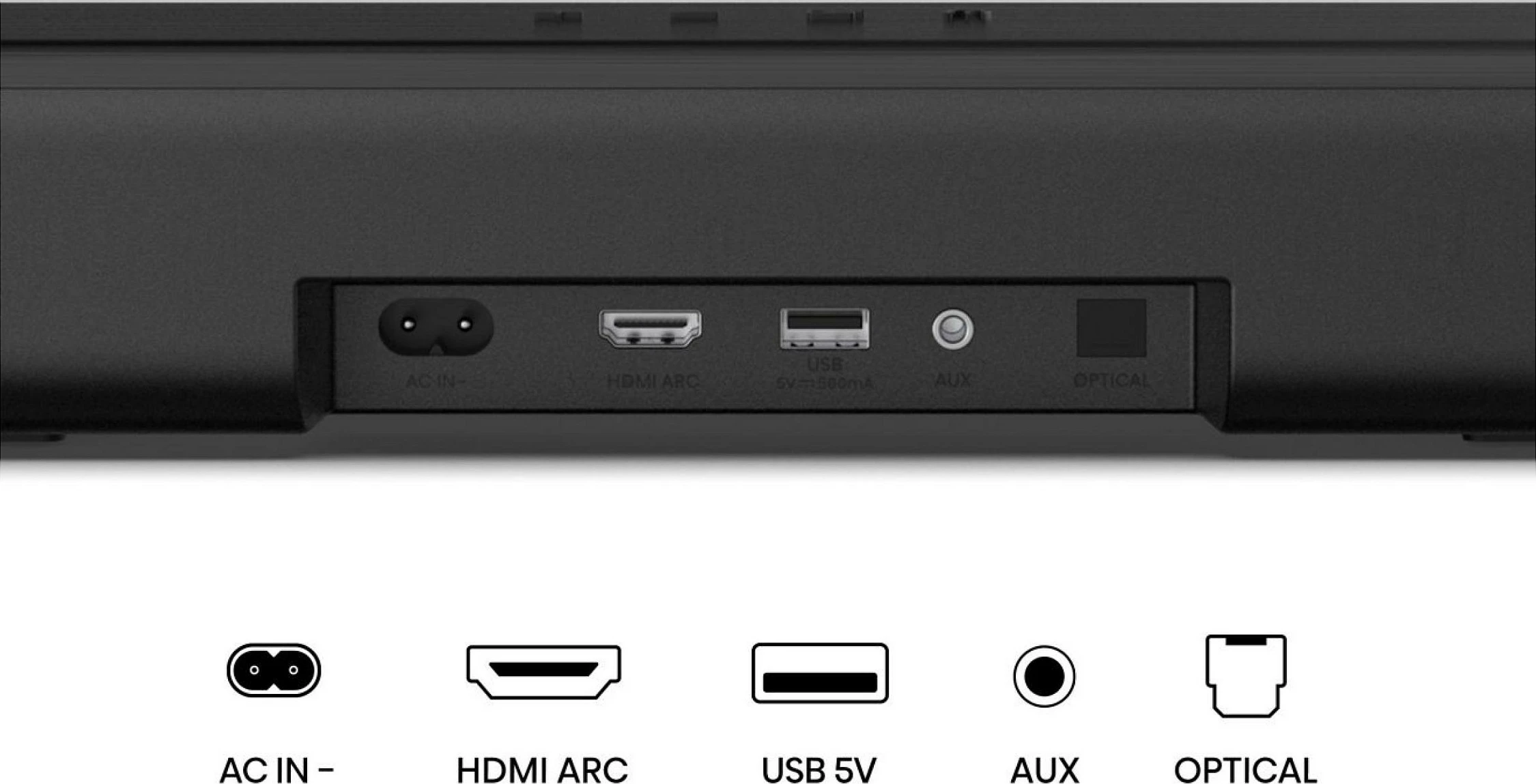 Soundbar Hisense HS1000, 2.0, 120 W, Bluetooth 5.3, HDMI ARC, e zezë