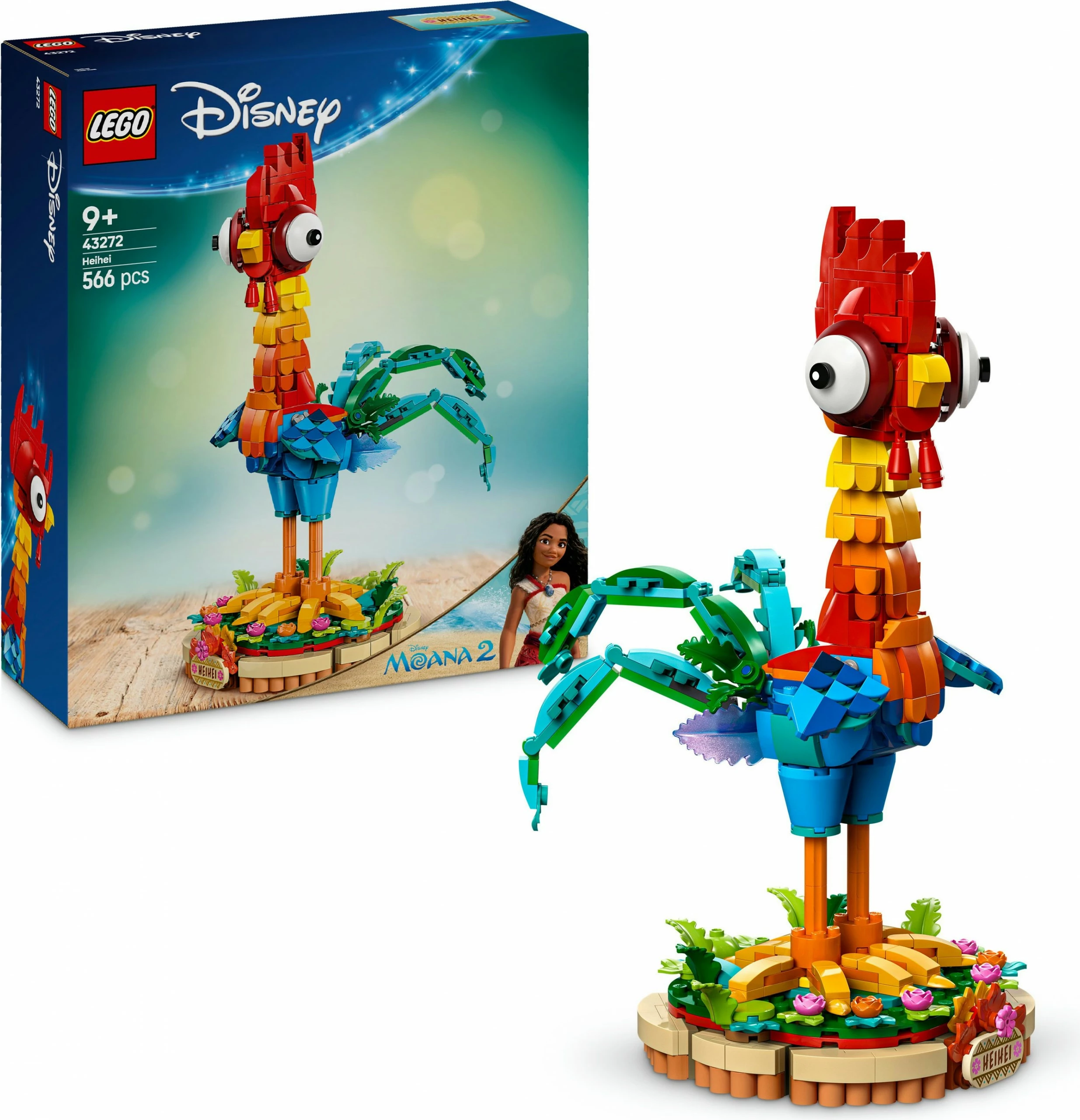 Set ndërtimi LEGO Heihei, 566 pjesë, plastikë, shumëngjyrësh