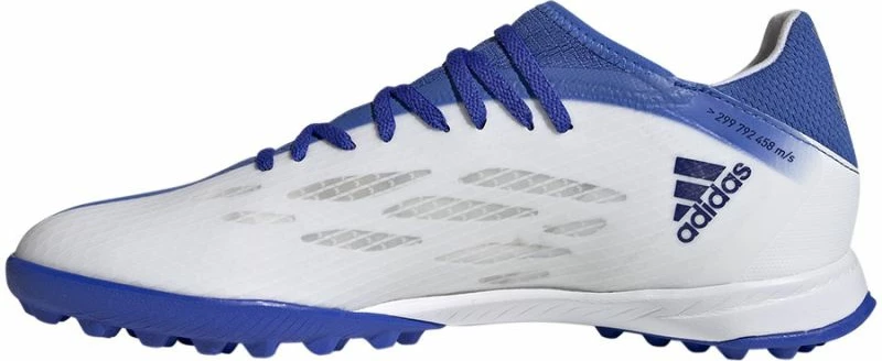 Atlete futbolli për meshkuj adidas X Speedflow.3, të bardha me blu