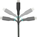 Kabl TerraTec CHARGE CL2, USB-C në Lightning, 2 m, i zi