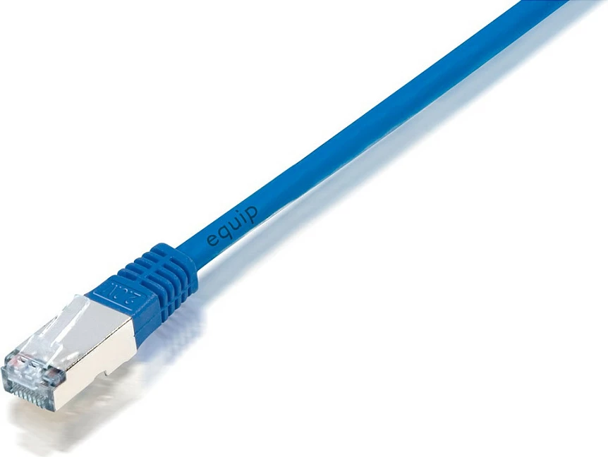 Kabllo rrjeti EQUIP Cat5e F/UTP (FTP) Patch 0.5m RJ-45, blu