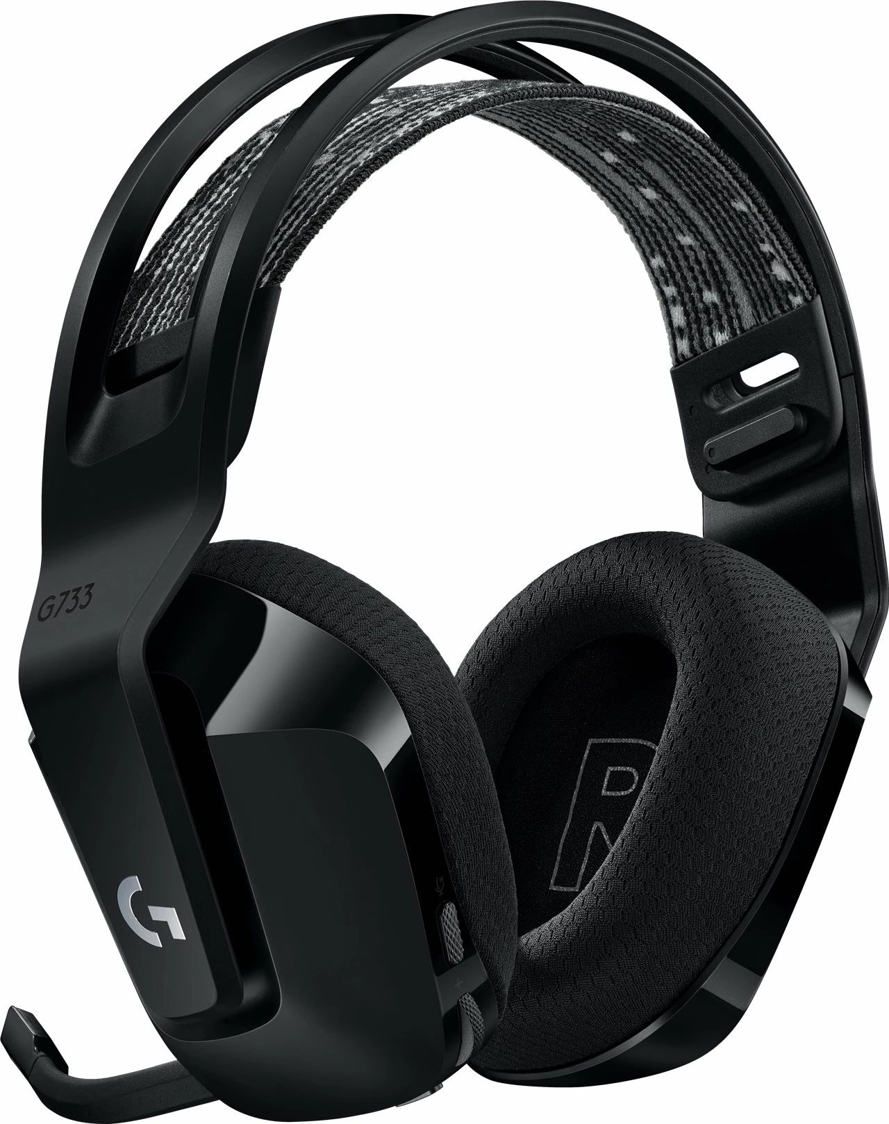 Kufje gaming Logitech G G733 LIGHTSPEED, wireless, RGB, të zeza