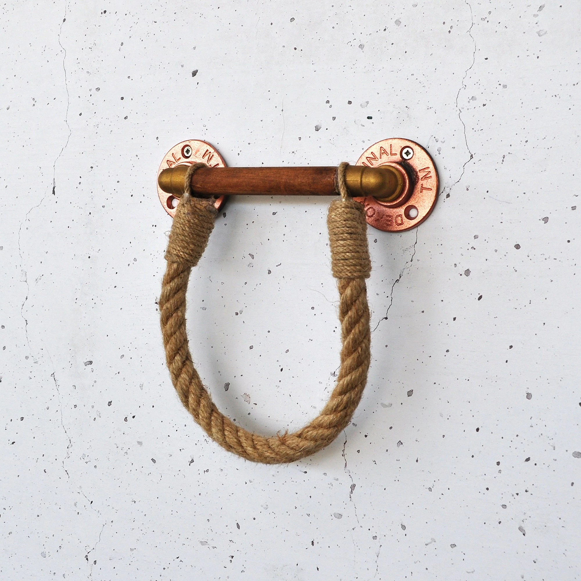 Raft muri prej metali, ngjyrë arre dhe ari rozë, Cop058