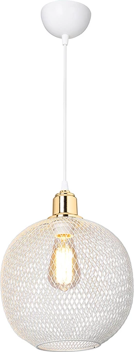 Dritë tavani PWL-0977 E27 bardhë-ari D26x33cm