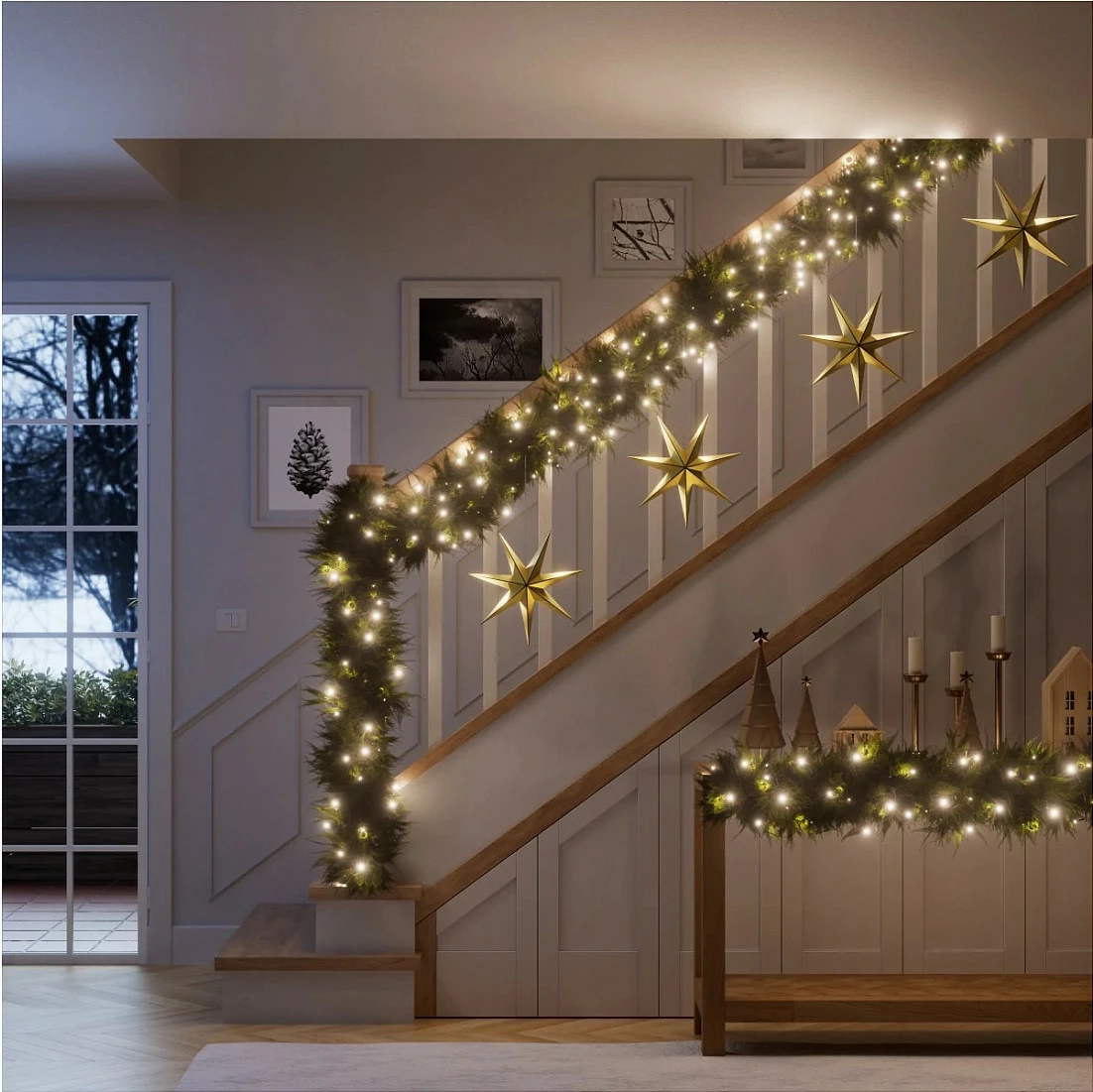 Lichterkete smart Nanoleaf Holiday, 250 LED, 20m, Wi‑Fi/Bluetooth, RGB