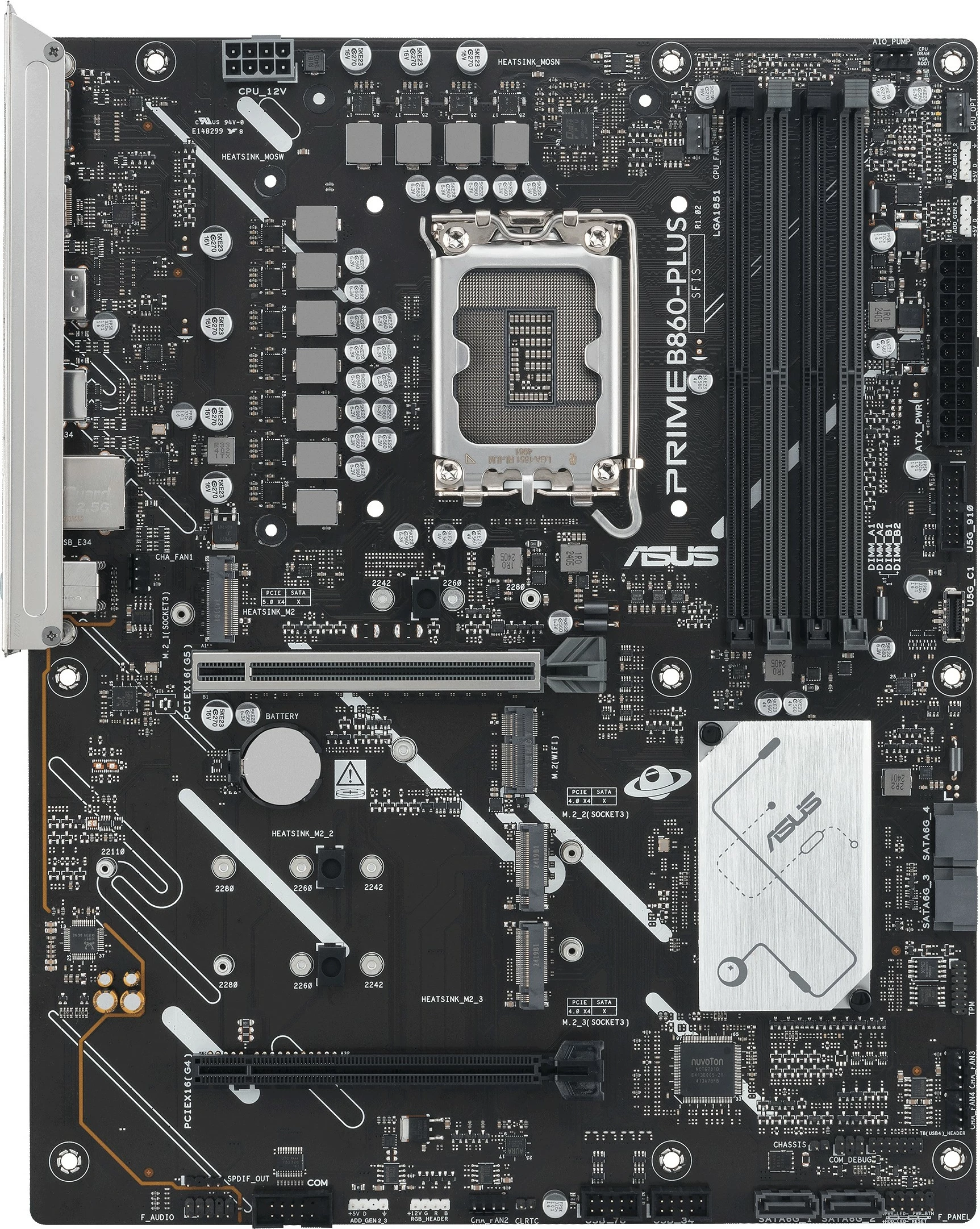 Pllakë amë ASUS PRIME B860-PLUS-CSM, LGA1851, ATX