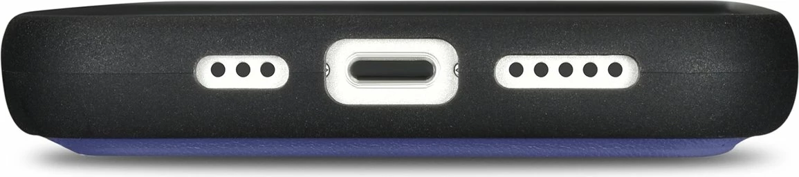 Mbështjellës iCarer Wallet Case 2in1 për iPhone 14 Plus, lëkurë natyrale, Anti-RFID, Vjollcë e çelët