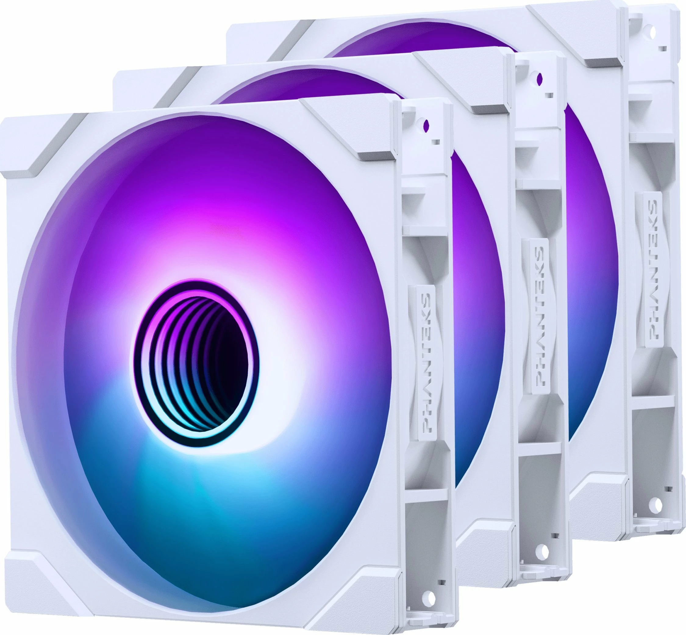 Ventilator PC Phanteks M25G2-140 D-RGB, 140 mm, PWM, 3 copë, i bardhë