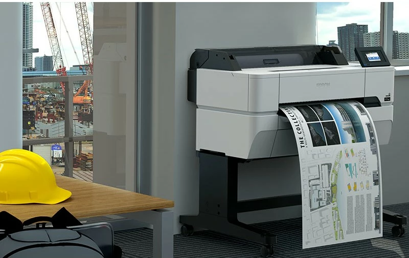 Printer Epson SureColor SC-T3405, format i madh, me ngjyra, Wi-Fi, ekran me prekje