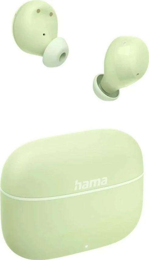 Kufje Hama Freedom buddy II, true wireless, Bluetooth 5.3, USB Type C, gjelbra