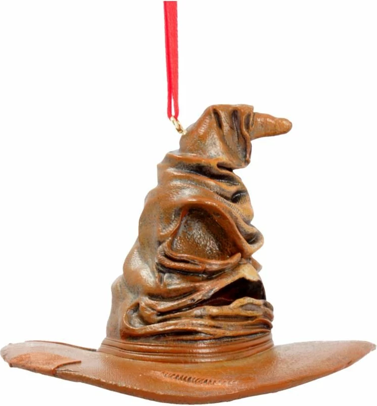 Ornament varës NEMESIS NOW Harry Potter Sorting Hat 9 cm, rrëshirë, kafe