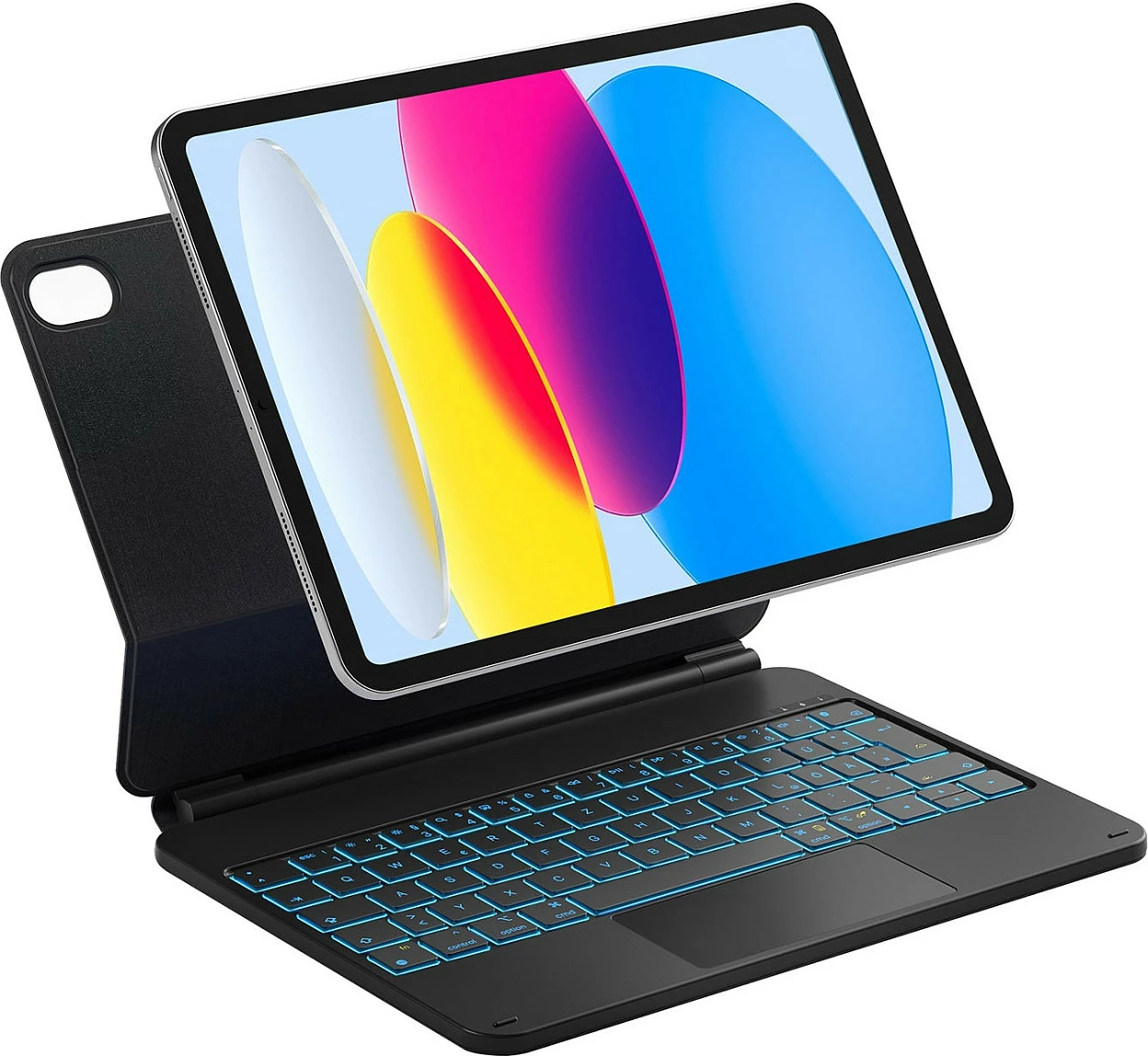 Mbështjellës folio me tastierë Bluetooth Inateck KB09119-10, për iPad 11" 11th Gen A16 (2025) / iPad 10.9" 10th Gen (2022), i zi