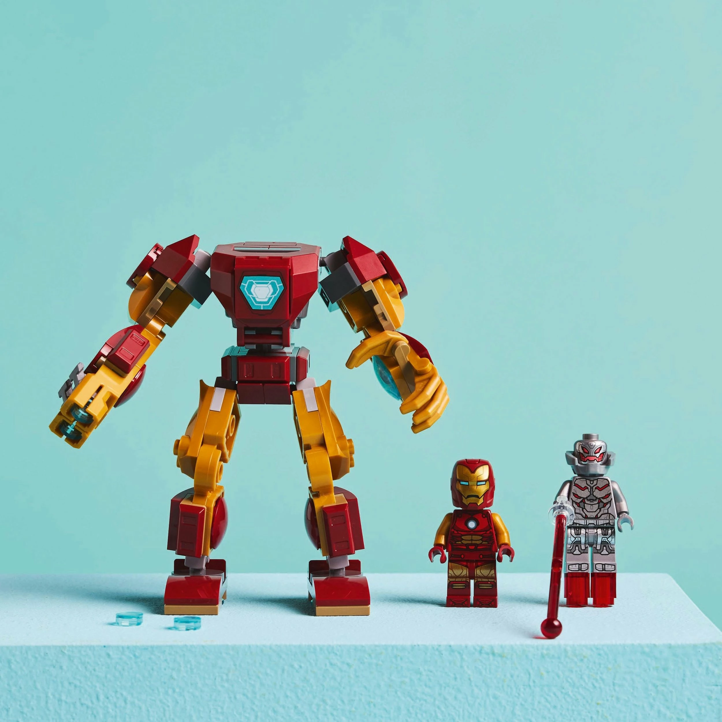Set LEGO Marvel LEGO 76307 Mech Iron Man vs. Ultron, 101 copë, 6+