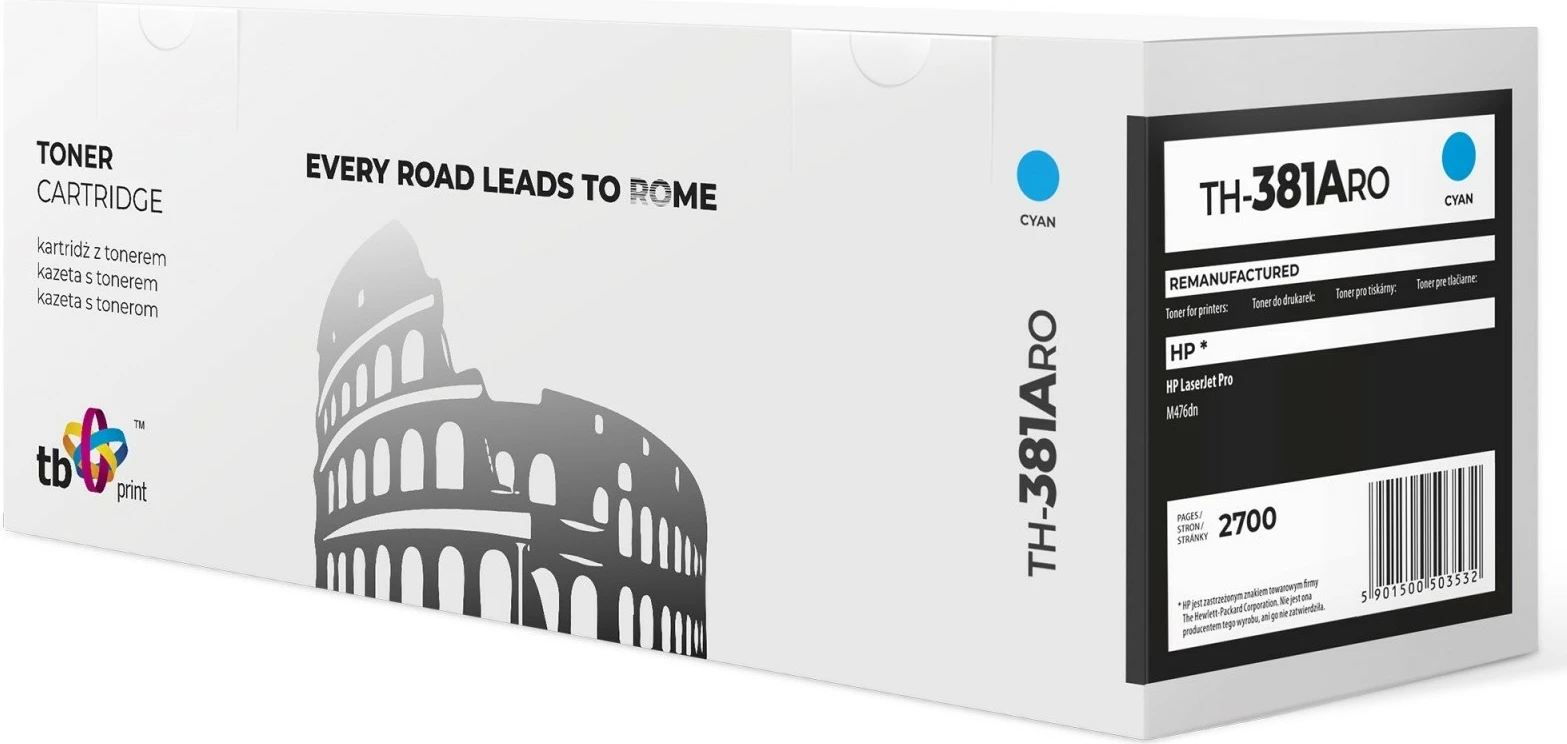 Toner TB Print TH-381ARO për HP Color LaserJet Pro M476dn, Cyan