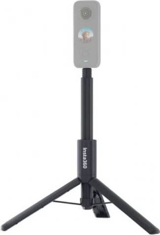 Selfie stick + tripod Insta360 Invisible, alumini, 1/4", i zi
