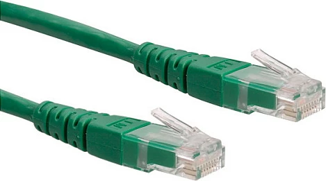 Kabllo rrjeti ROLINE Cat6 UTP Patch Cord, 0.5m, RJ-45, e gjelbër