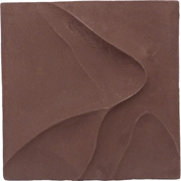 Dekor muror NATHEN, alumin, ngjyrë terrakote, 41x41x5cm