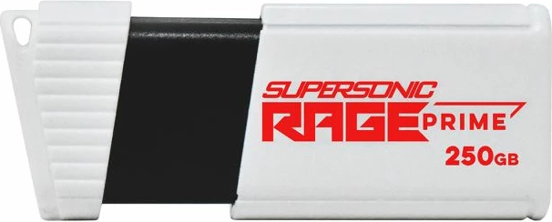 memorje USB PATRIOT Supersonic Rage Prime PEF250GRPMW32U 250GB USB 3.2 Gen2 deri 600MB/s, e bardhë