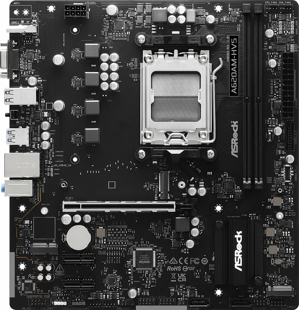 Pllakë amë ASRock A620AM-HVS Micro ATX AM5 DDR5