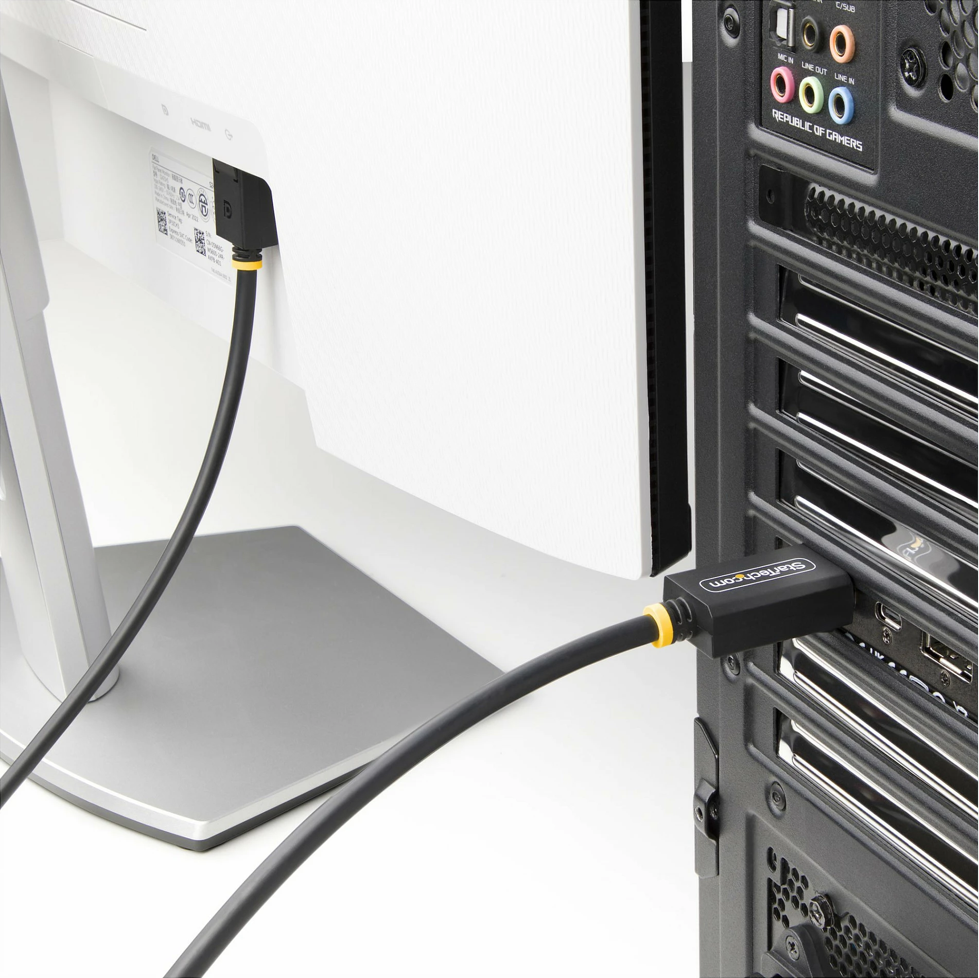 Kabllo DisplayPort StarTech DP 2.1, 2 m, 40Gbps, 8K 144Hz, e zezë