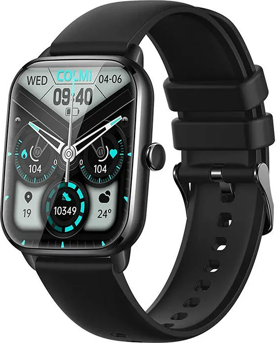 Smartwatch Colmi C61, 1.9" IPS, për Android/iOS, i zi