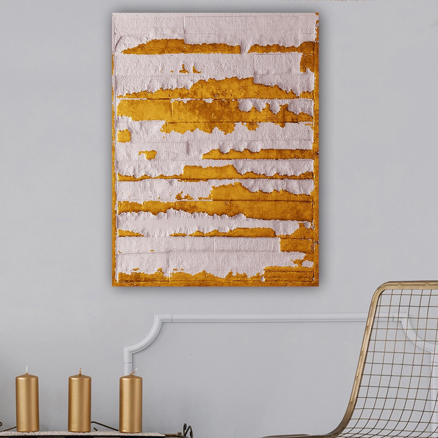 Pikturë muri GOBI, kanavacë e printuar, 98x2.5x68cm