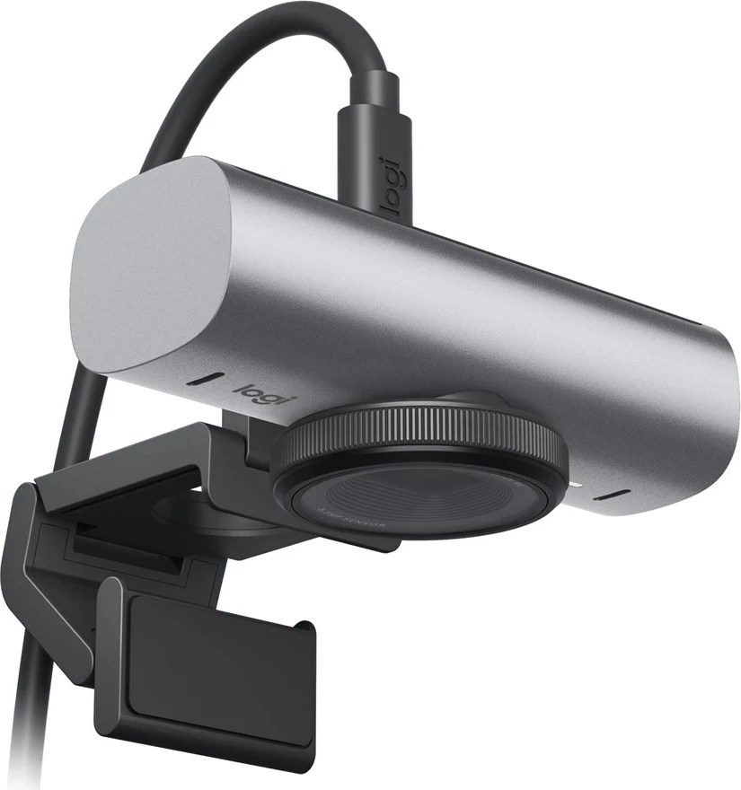 Webcam Logitech MX Brio, 4K, 3 mikrofona, USB Type C, Grafit