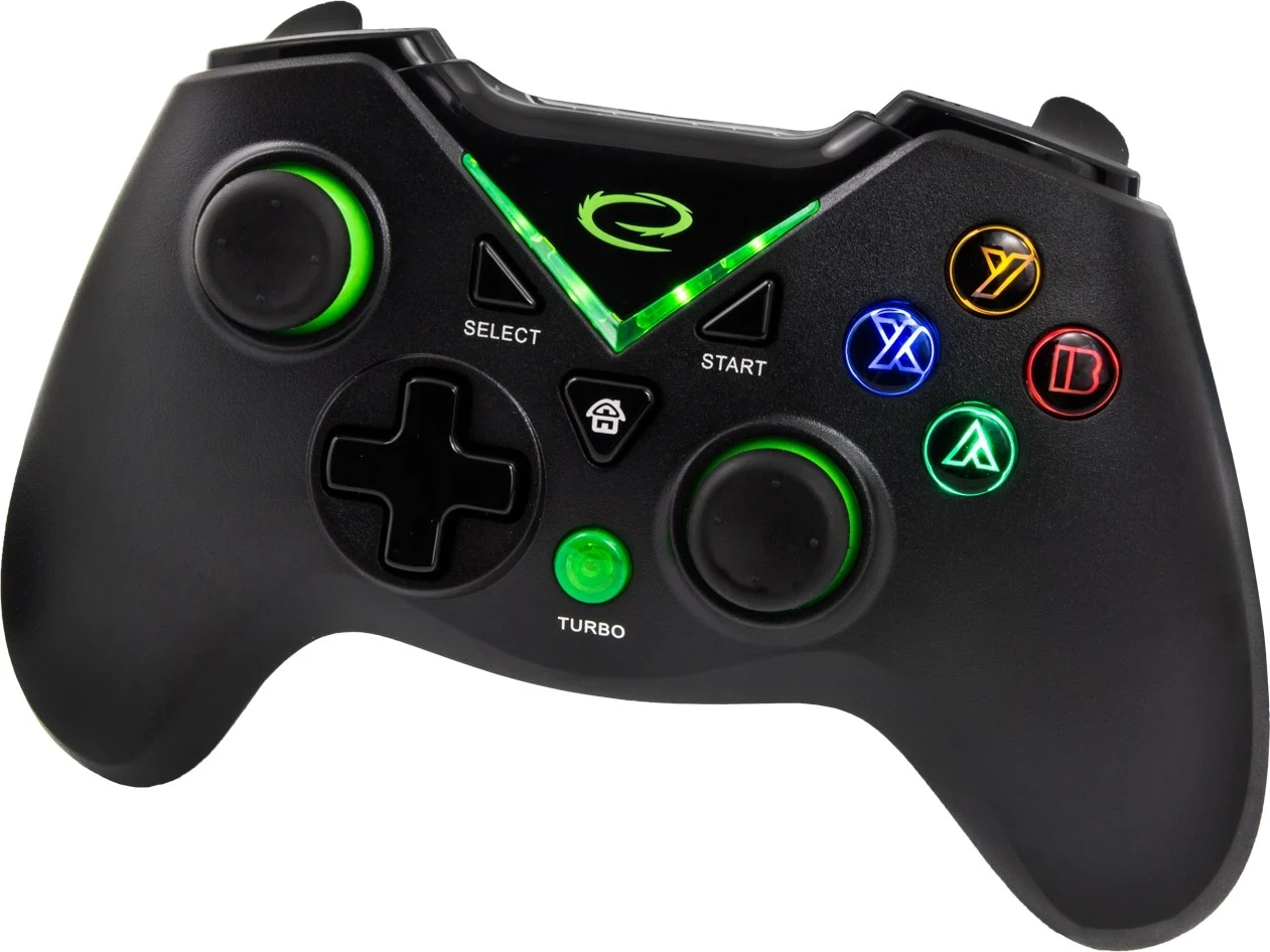 Kontroller Gaming Esperanza EGG112K për PS3, Xbox One, PC, i zi