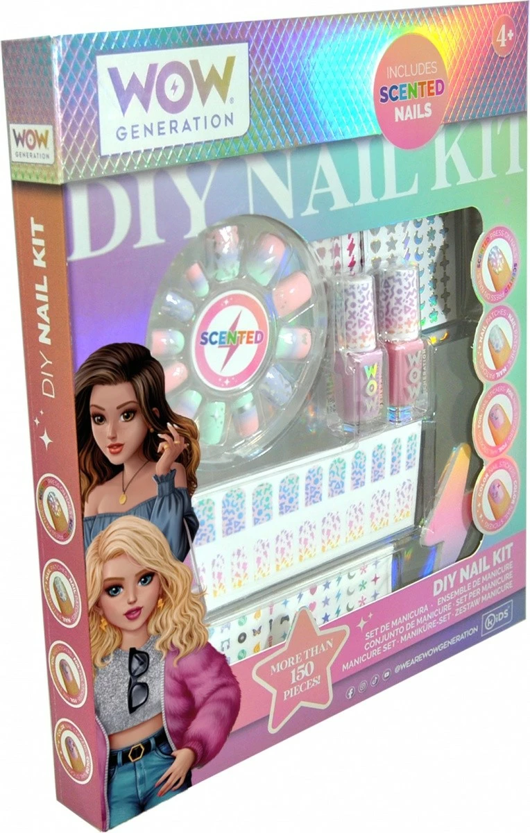 Set manikyr Kids Euroswan WOW00017 për vajza, shumëngjyrësh