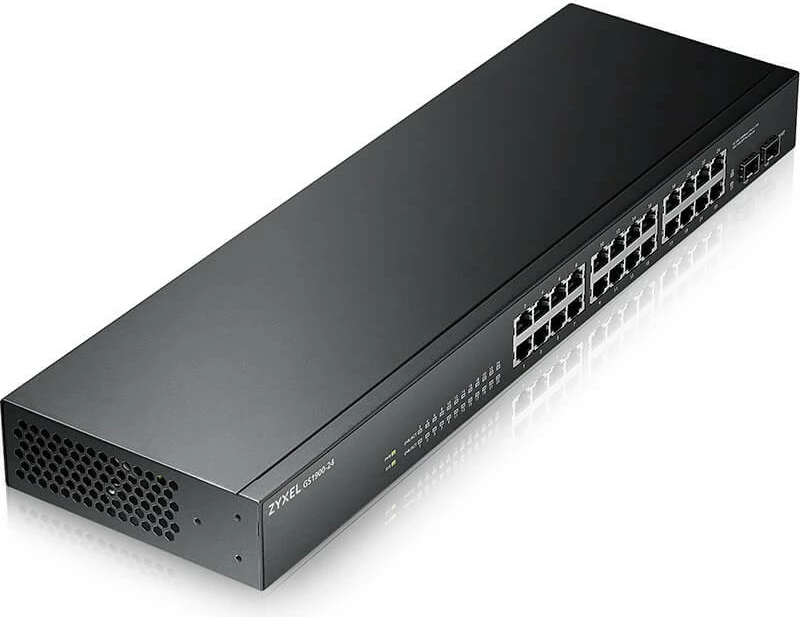 Switch Zyxel GS-1900-24 v2, Managed, L2, Gigabit Ethernet, Full duplex, Rack mounting, 1U