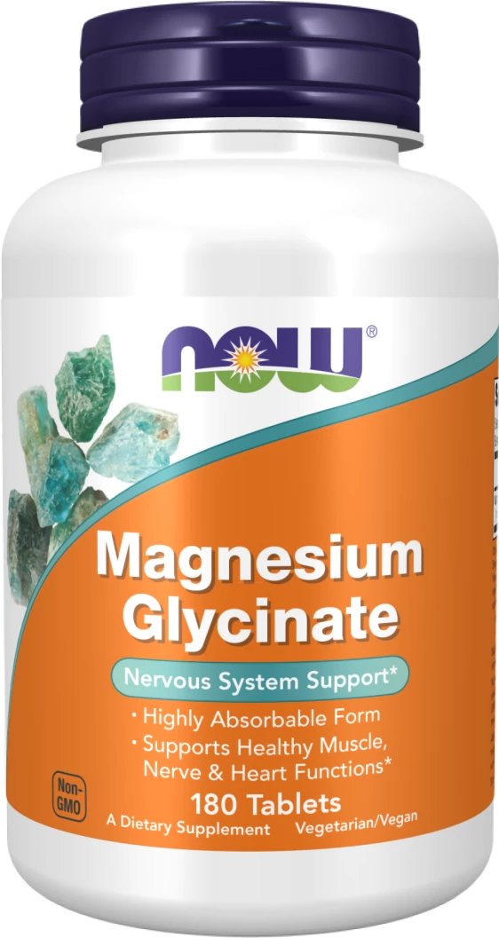 Magnesium Glycinate 2000 mg, 180 tablets