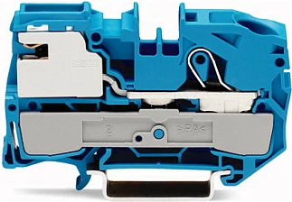 Klemë ndarëse N WAGO 2016-7114, 16 mm², Push-in CAGE CLAMP, 250 V, blu