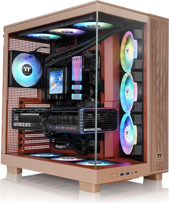 Thermaltake View 380 XL TG Gravel Sand (CA-11E-00MGWN-00) – Kasë Kompjuteri, e Sand