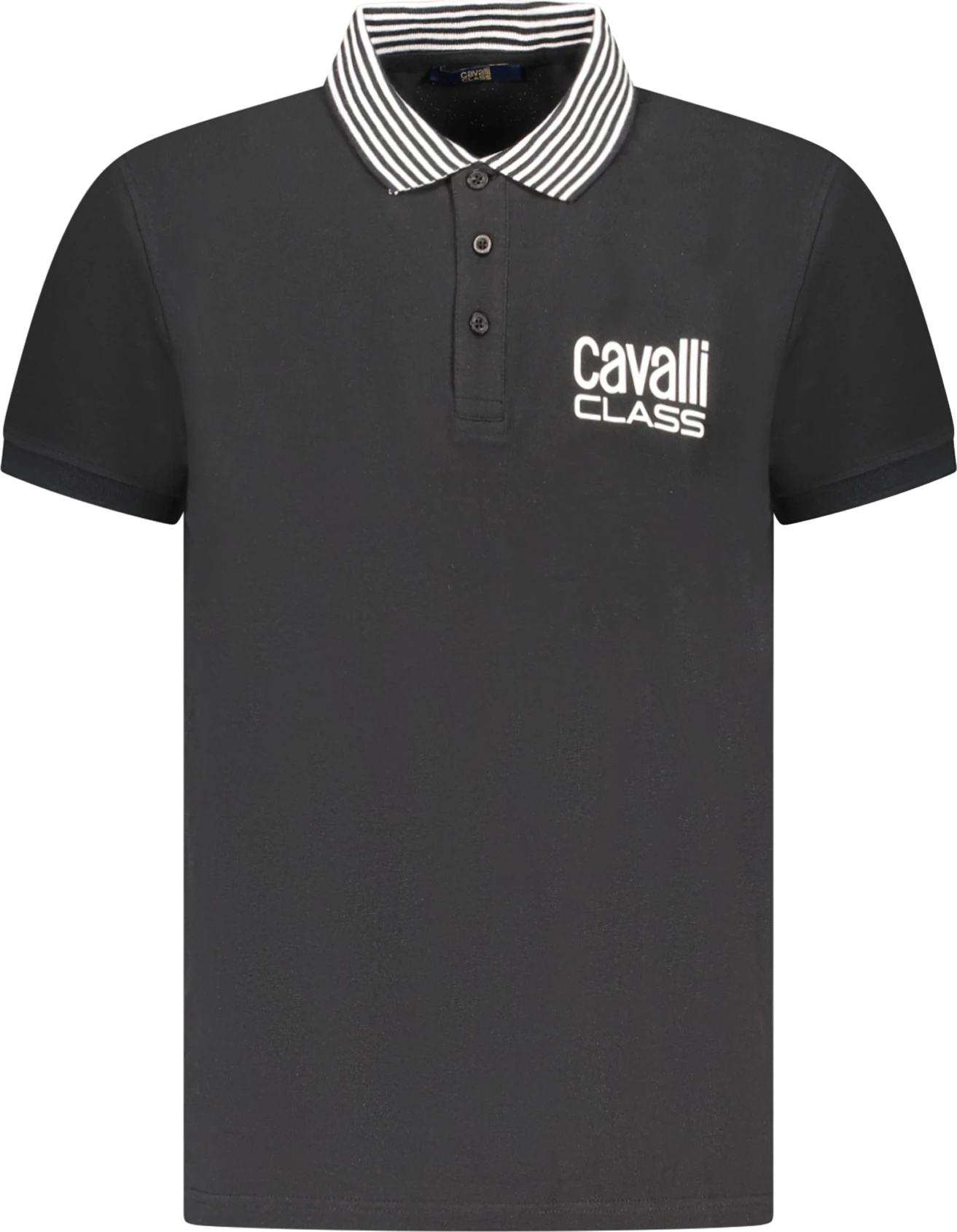 Polo CAVALLI CLASS për meshkuj, e zezë